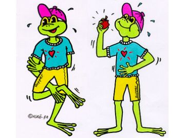 Wer ist Hopsi Hopper? "Gesundheit, Hopsi Hopper spricht, entsteht durch Leben im Gleichgewicht!" Chronischer Bewegungsmangel schwächt, fördert Übergewicht und macht krank. Gesunde Bewegungsförderung muss daher so früh wie möglich beginnen. Hopsi Hopper begann 1993.