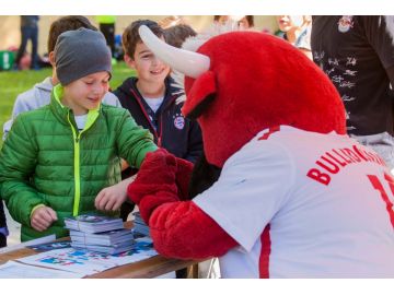 Auch FC Red Bull Salzburg war mit als Partner dabei. Bild: AUVA/GRichter