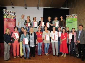 Gruppenbild Gütesiegelverleihung